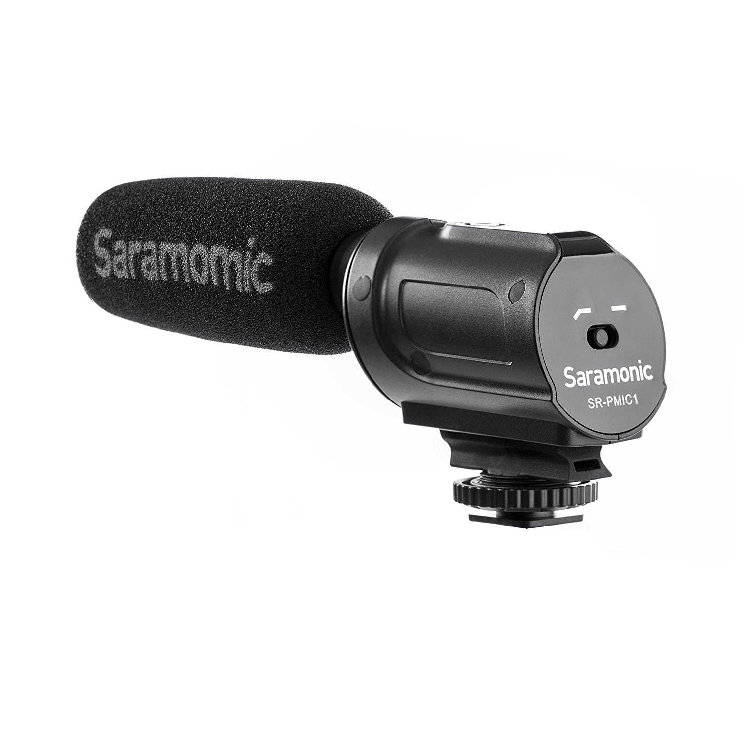 Saramonic SR-PMIC1 Super-Cardioid Unidirectional Condenser Microphone with Integrated Shockmount, Low-Cut Filter & Battery-Free Operation for DSLR Cameras & Camcorders รับประกันศูนย์ไทย 1 ปี