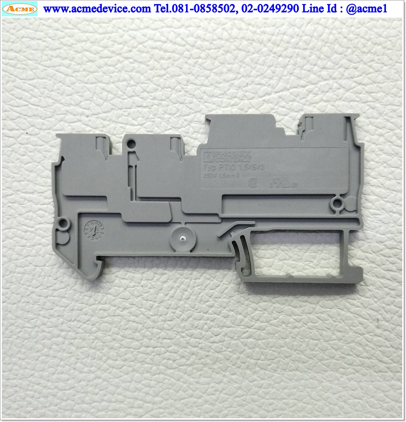 Terminal Block Phoenix Contact รุ่น PTIO 1,5/S/3 (15 ช่อง)