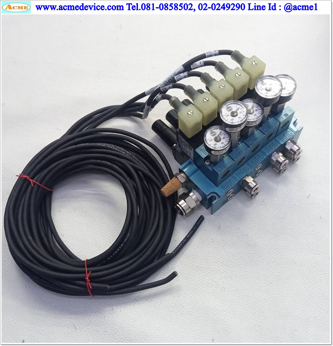 Solenoid Valve Mac รุ่น 45A-MAJ-DDAJ-1KJ (5), 24Vdc
