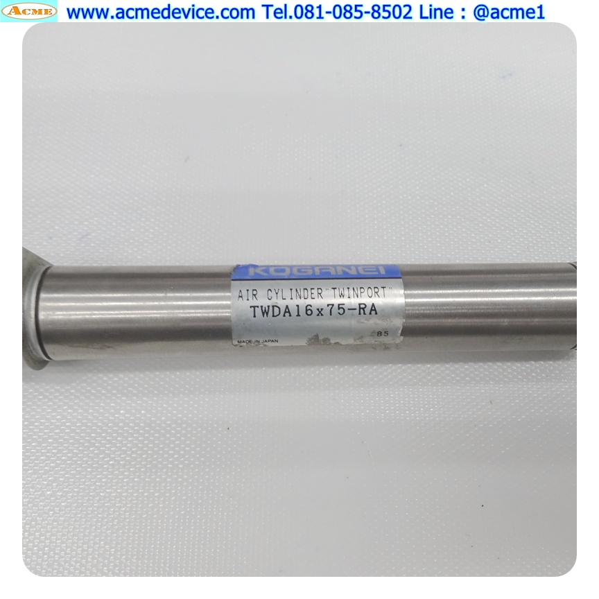 Air Cylinder Koganei รุ่น TWDA16x75-RA, Bore 16 mm., Store 75 mm.