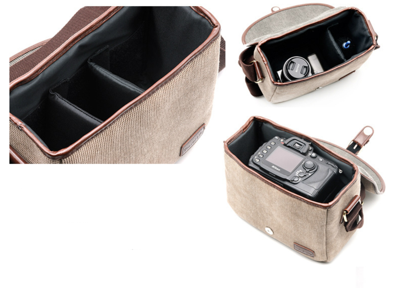 กระเป๋ากล้องยี่ห้อ TRAVEL LIFE ทำจากผ้า สำหรับกล้องDSLR MIRRORLESS
