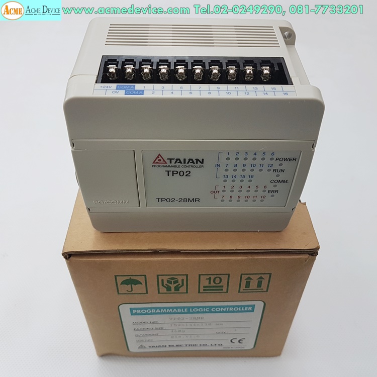 PLC TAIAN Basic Module รุ่น TP02-28MR (สินค้าใหม่)