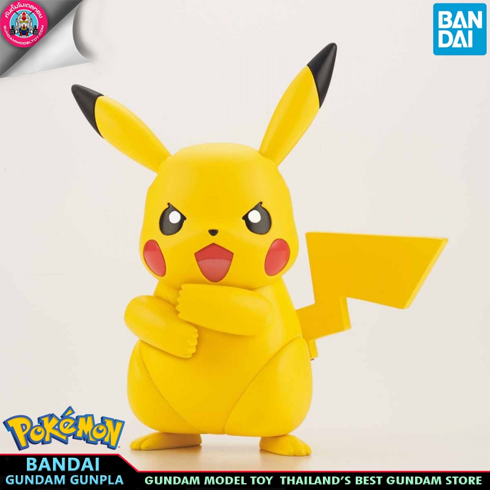 BANDAI ANIME POKEMON PLAMO COLLECTION 41 SELECT SERIES PIKACHU โมเดล การ์ตูน อนิเมะ