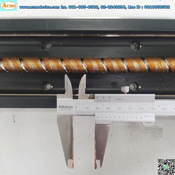 แกนสําเร็จรูป Ball Screw THK รุ่น KR, ขนาด 85 mm, x 740 mm, แกนโต 15 mm, Stroke 510 mm, Pit 20 mm