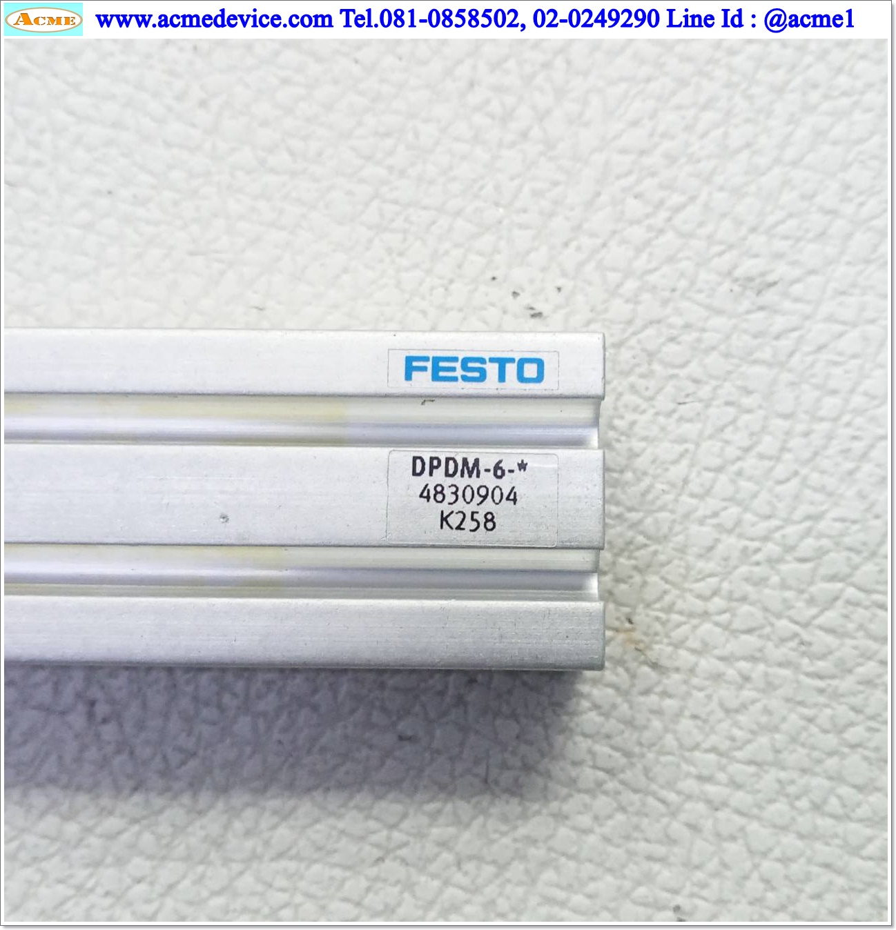 Air Cylinder Festo รุ่น DPDM-6-*, Bore 6 mm., Stroke 25 mm.