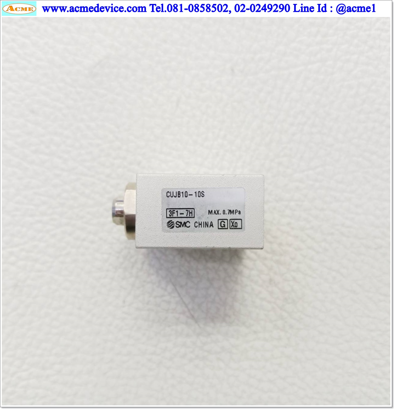 Air Cylinder SMC รุ่น CUJB10-10S, Bore 10 mm., Stroke 10 mm., Spring Return