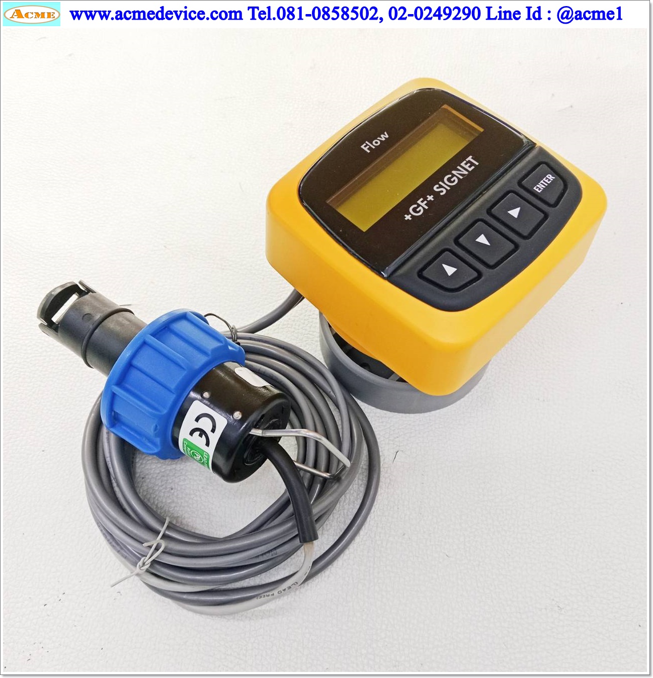 Flow Sensor GF รุ่น 3-8550-1 & Rotor-X 3-2536-P0, 12-24Vdc, Output 4 to 20 mA