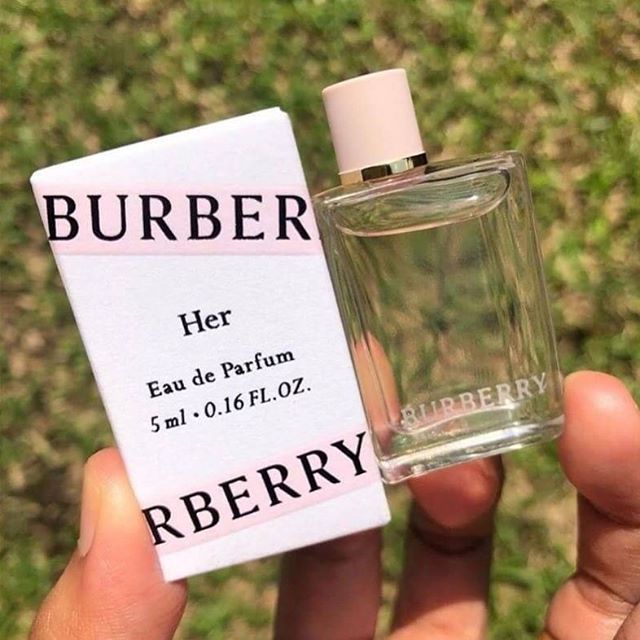 น้ำหอมเบอเบอรี่มินิ BURBERRY Her EDP 5ml mini ขนาดมินิ