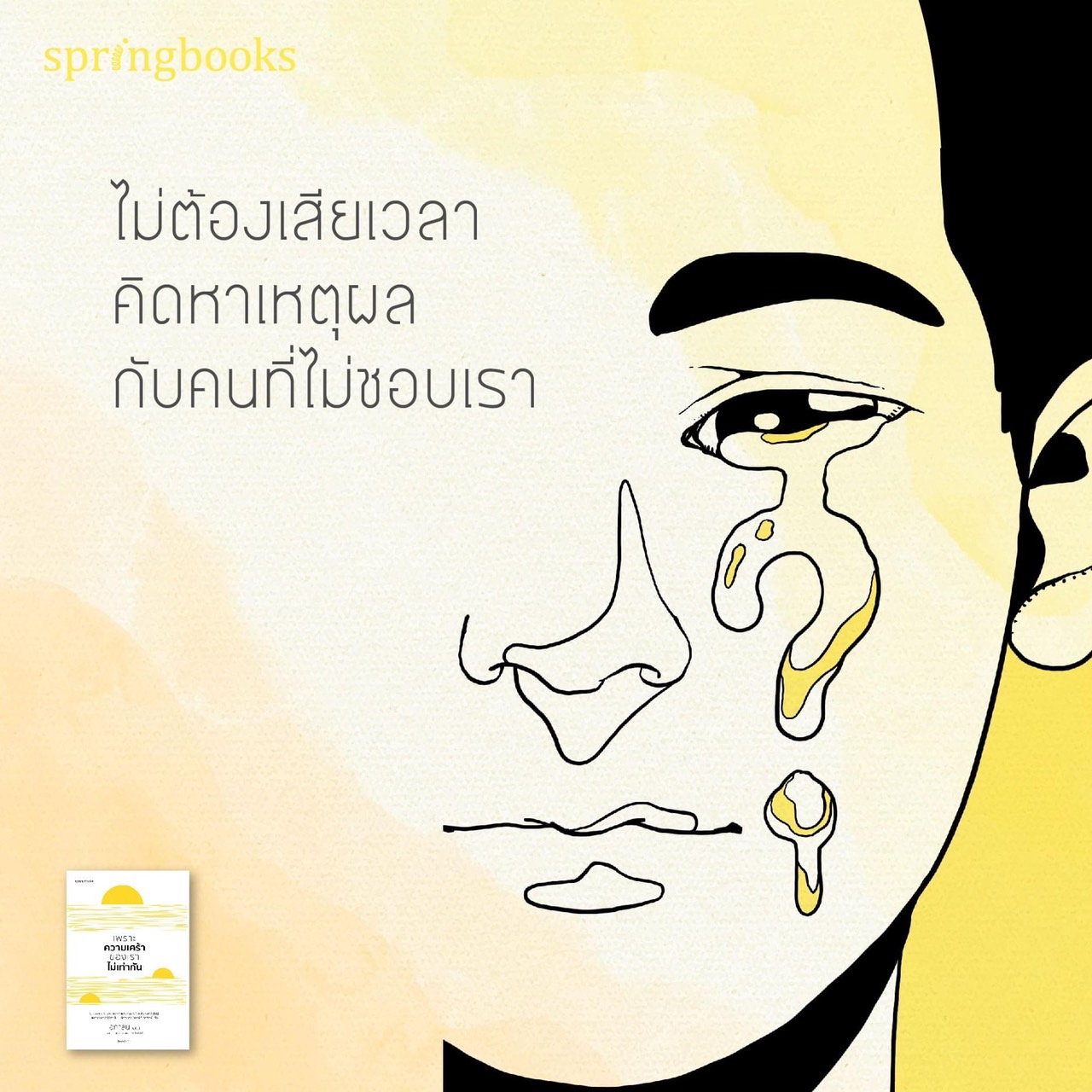 หนังสือเรื่อง เพราะความเศร้าของเราไม่เท่ากัน : อกาลิน : สำนักพิมพ์ Springbooks