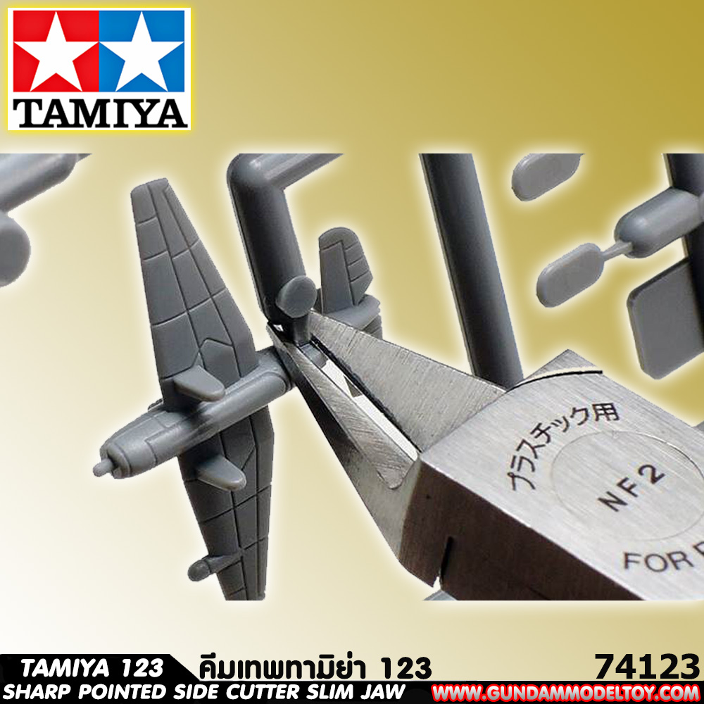 TAMIYA SHARP POINTED SIDE CUTTER SLIM JAW 