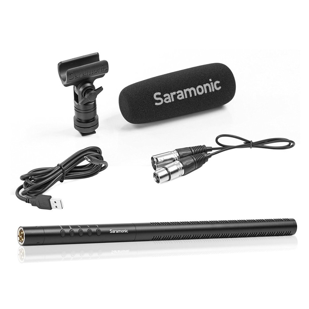 Saramonic SR-TM7 - Super-Cardioid Broadcast XLR Shotgun Condenser Microphone with Built-in Rechargeable Battery รับประกันศูนย์ไทย 1 ปี