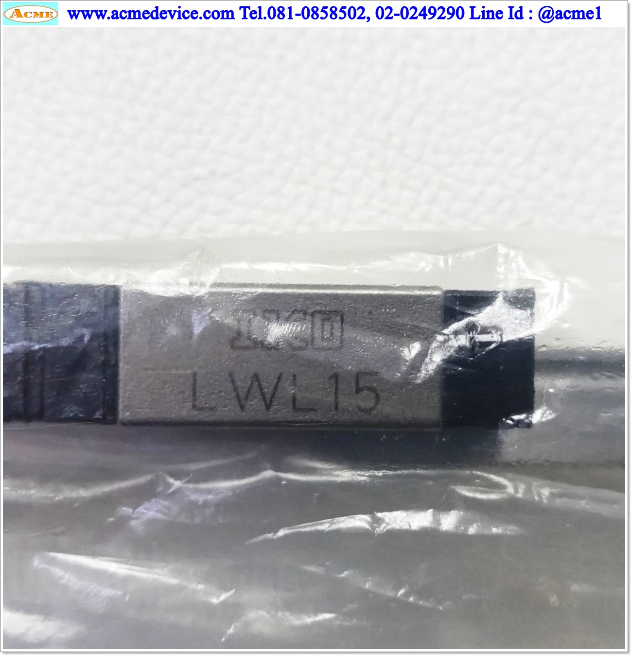 Linear Block and Rail IKO รุ่น LWL15, รางสไลด์ขนาด 15 mm. x 275 mm. (2 Block)