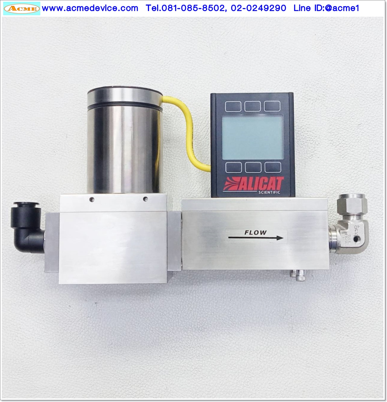 Flow Controller Alicat รุ่น MCR-250SLPM-D/5M, 5IN, 250 SLPM, 24V