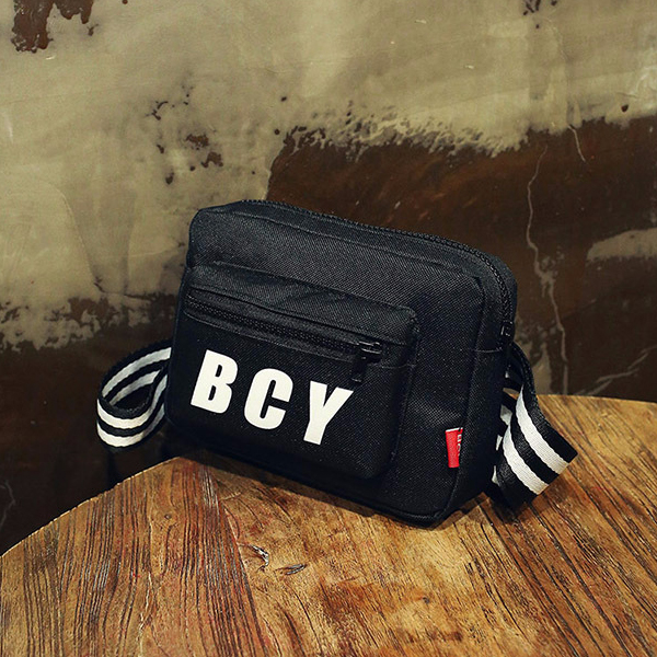 กระเป๋าคาดอก กระเป๋าสะพายข้าง pop bcy | BCY001 black