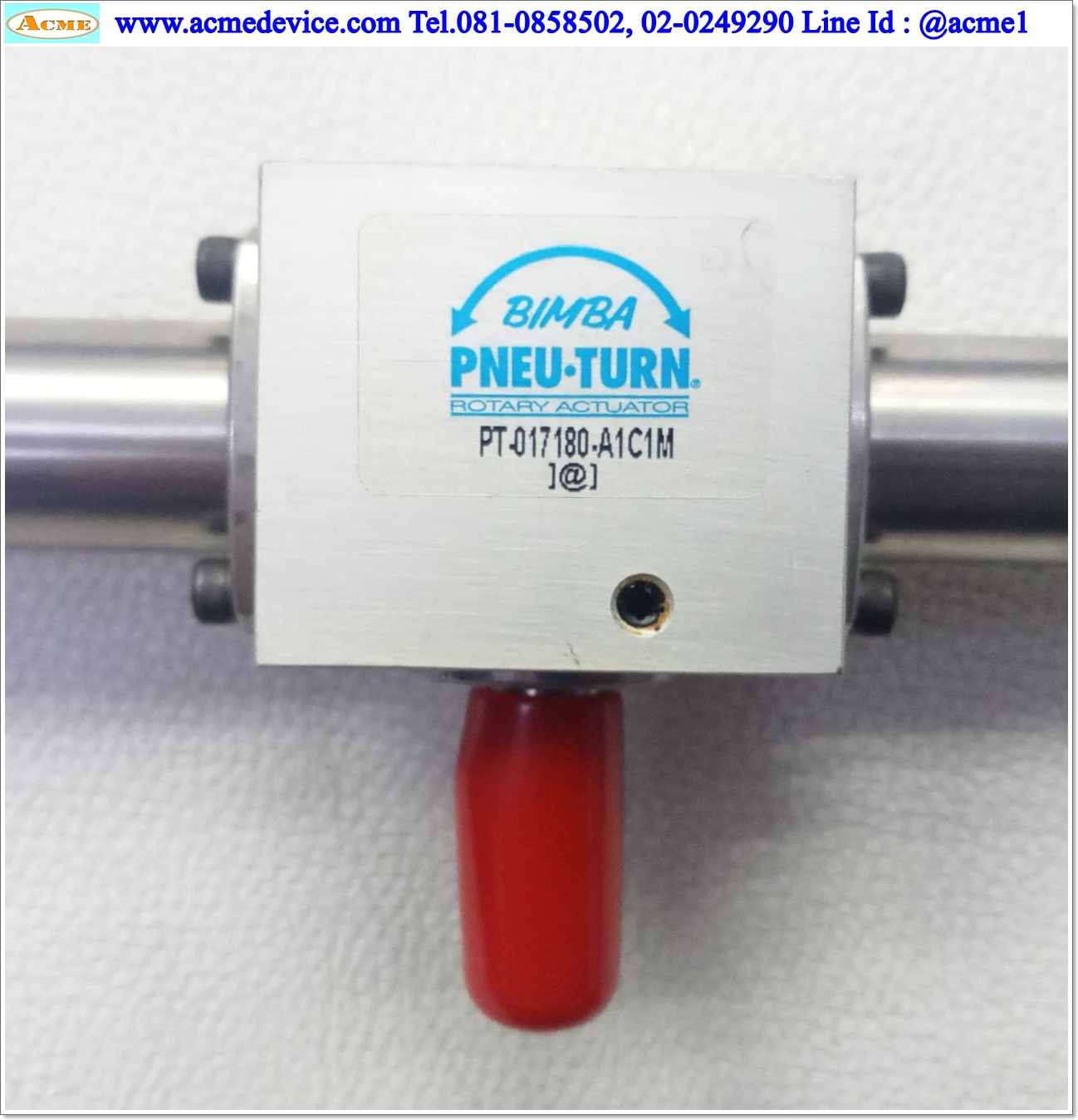 Rotary Actuator Bimba รุ่น PT-017180-A1C1M, Bore 3/4", 180 องศา