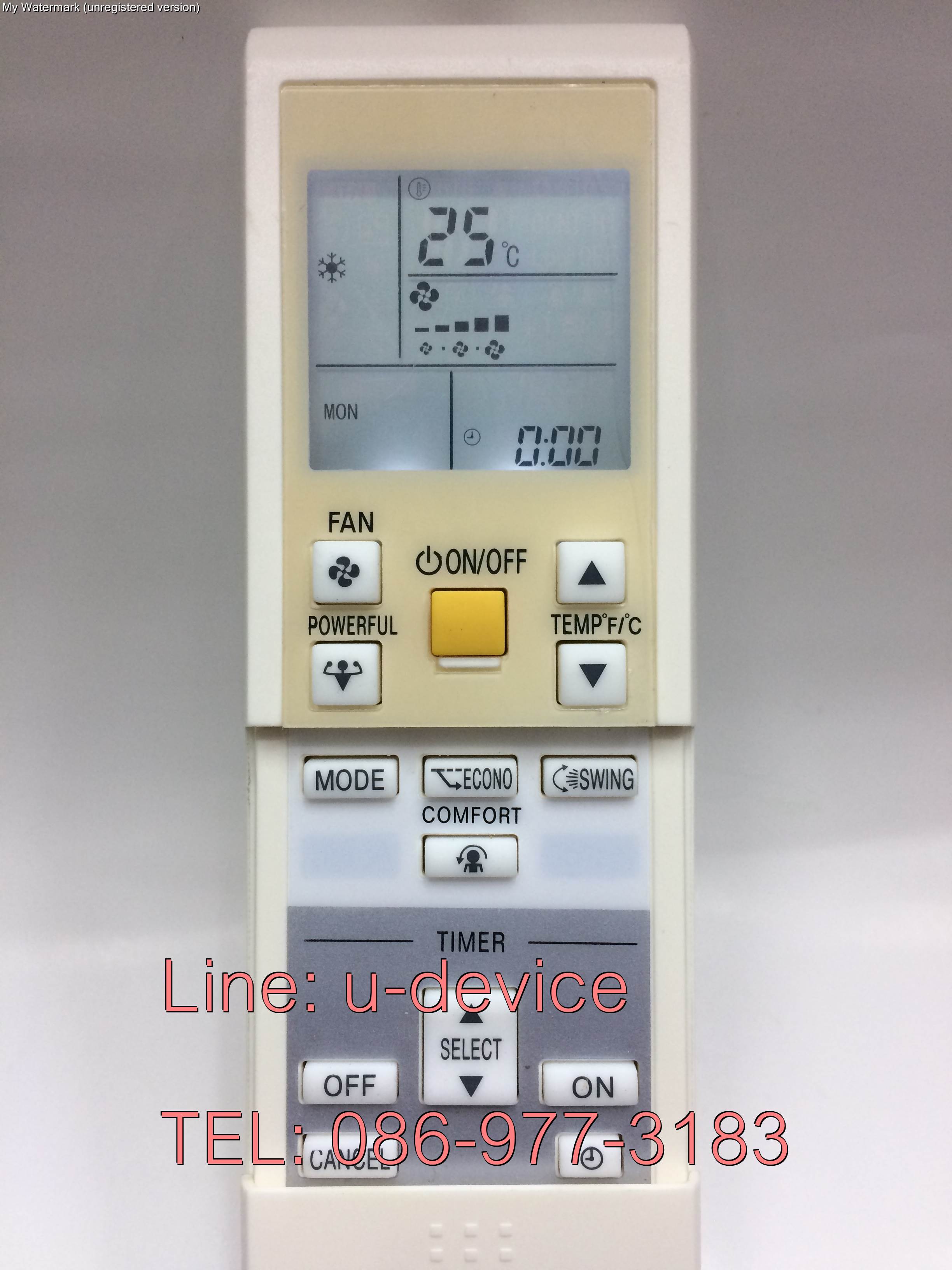 รีโมทแอร์ Daikin รุ่น ARC452-A10-11-12-13-14