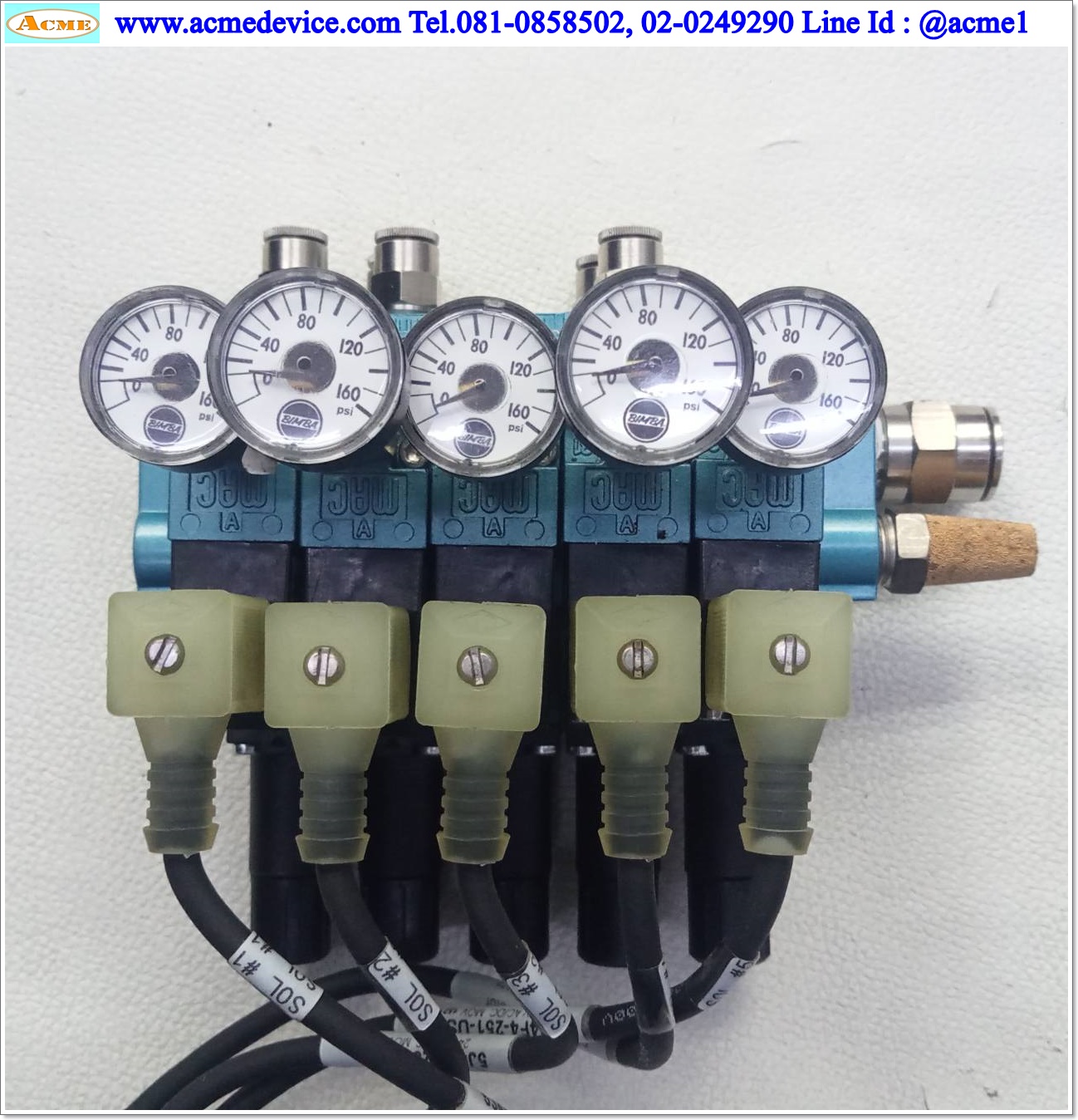 Solenoid Valve Mac รุ่น 45A-MAJ-DDAJ-1KJ (5), 24Vdc