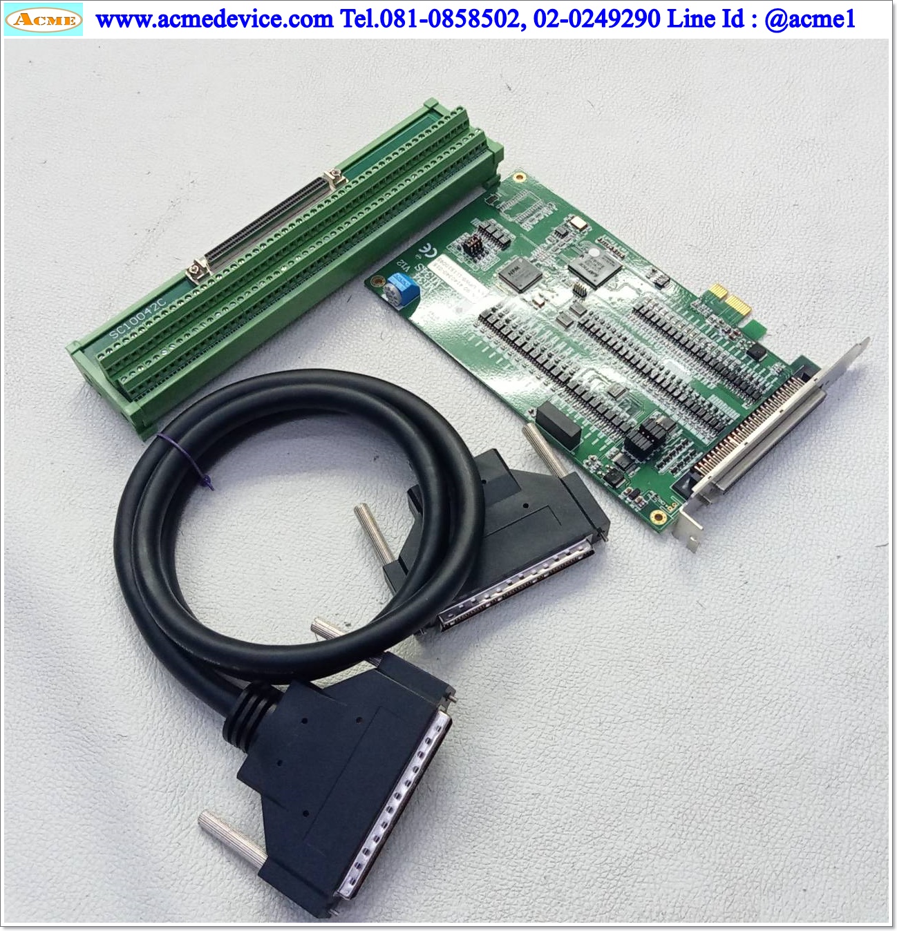Motion Control TPM รุ่น PCE-M134, 4-Axis-Motion Card, Pulse output rate Max. 2.4Mpps, Pulse output mode OUT / DIR, CW / CCW