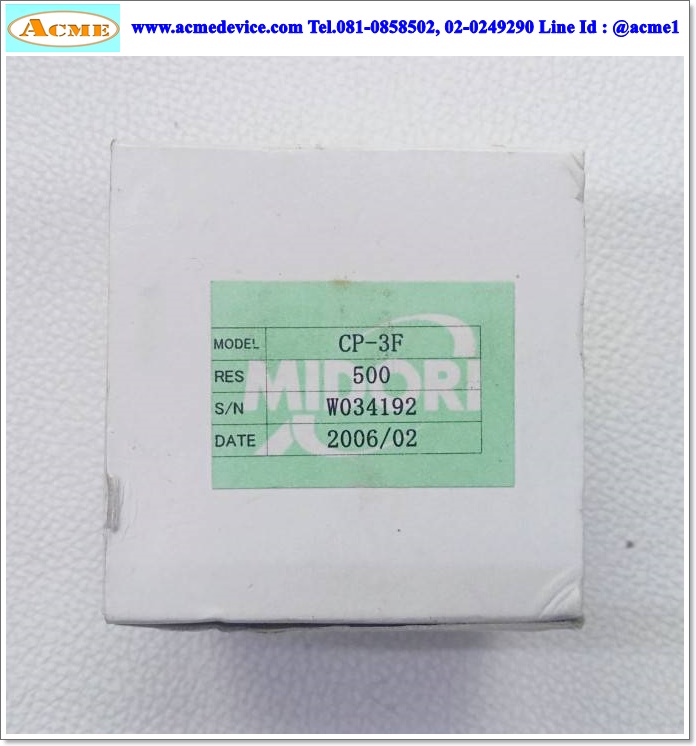 ตัวต้านทาน, Resistor MIDORI รุ่น CP-3F, 500Ω, Plastic Electric Meter Angle Sensor