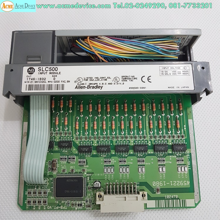 PLC Allen Bradley รุ่น SLC500, 1746-IB32, Input Module