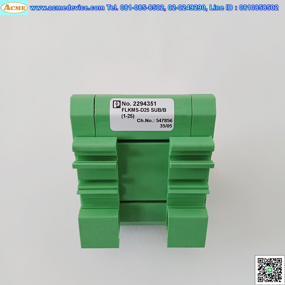 Terminal Block Phoenix Contact รุ่น FLKMS-D25SUB/B, 25 Pin