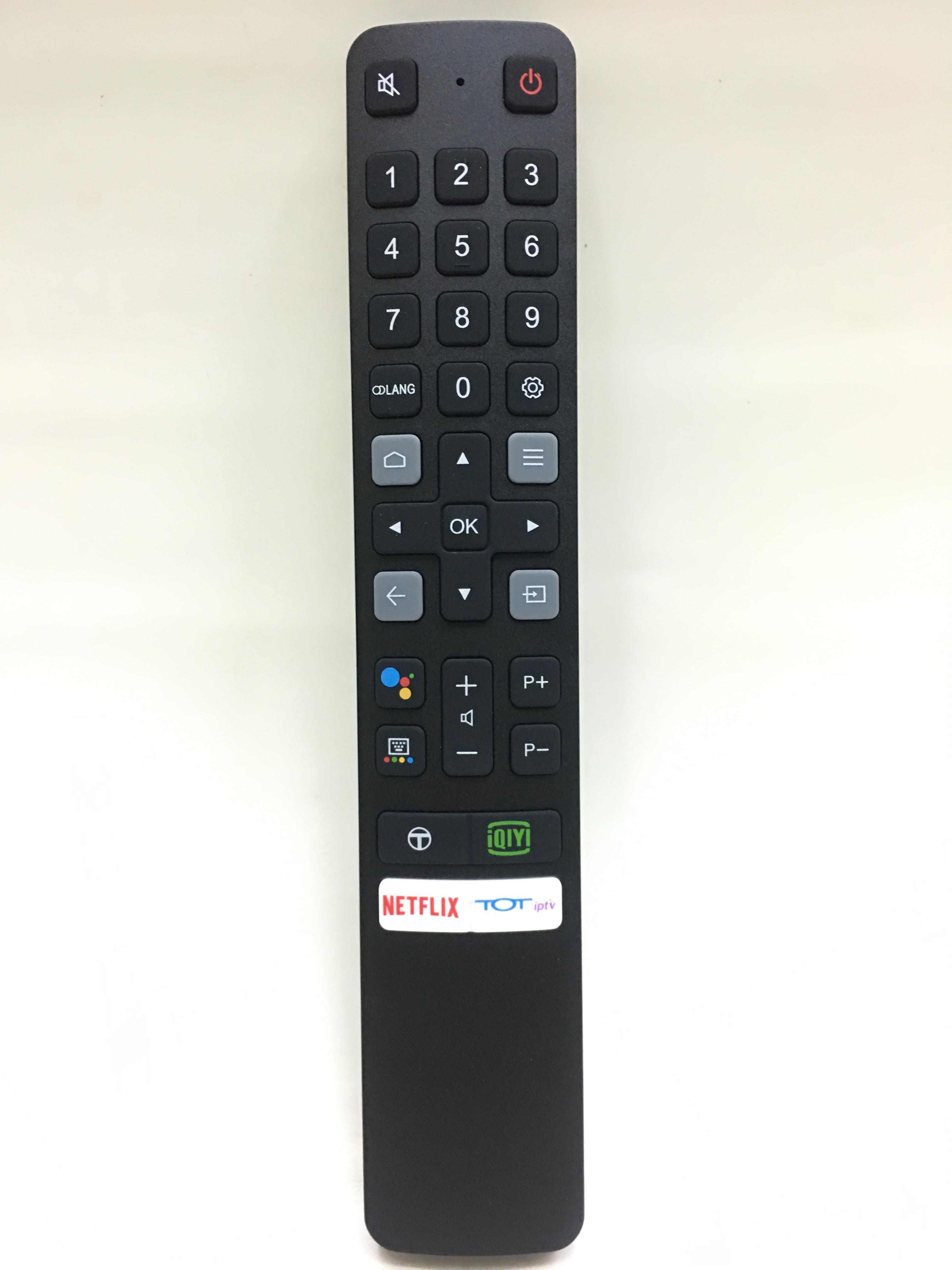 รีโมททีวี TCL รุ่น FMR4 (รองรับคำสั่งเสียง) ใช้กับ Smart TV TCL ที่รองรับคำสั่งเสียง