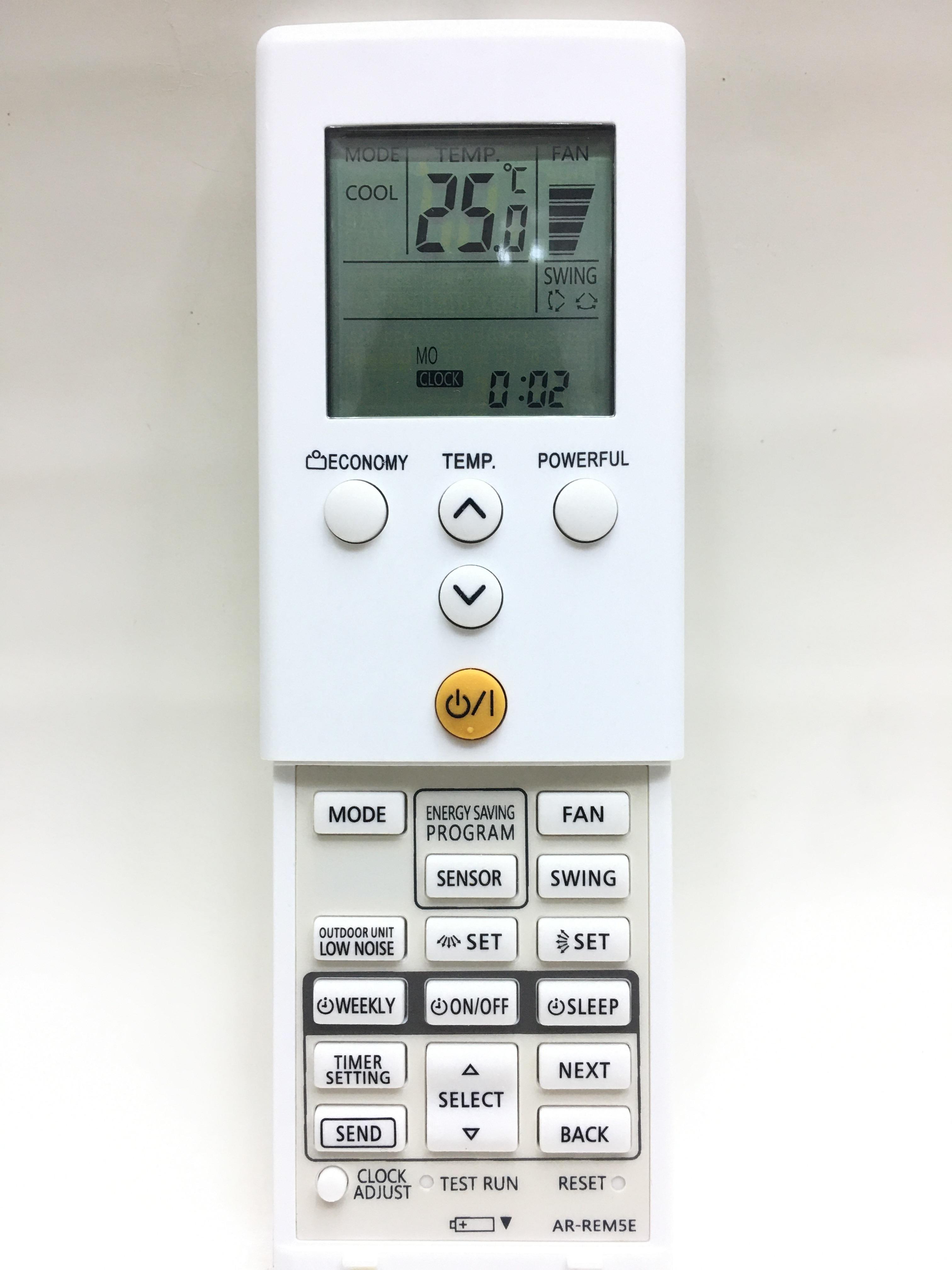 รีโมทแอร์ ฟูจิตสึ Fujitsu รุ่น AR-REM5E ใช้ได้กับรีโมทของเดิมตรงรุ่น