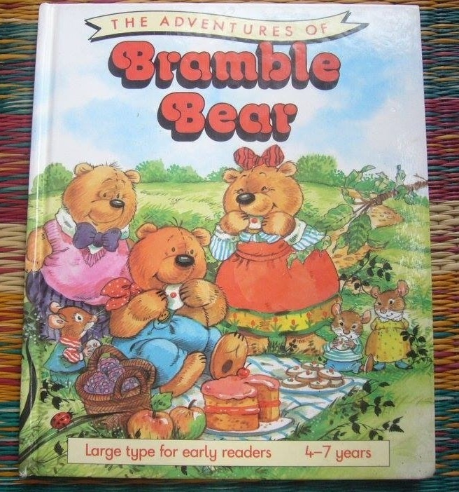 (เล่มใหญ่ ภาพสี ปกแข็ง สำหรับ4-7ขวบ)the adventures of bramble bear geoffrey alan ราคา 220
