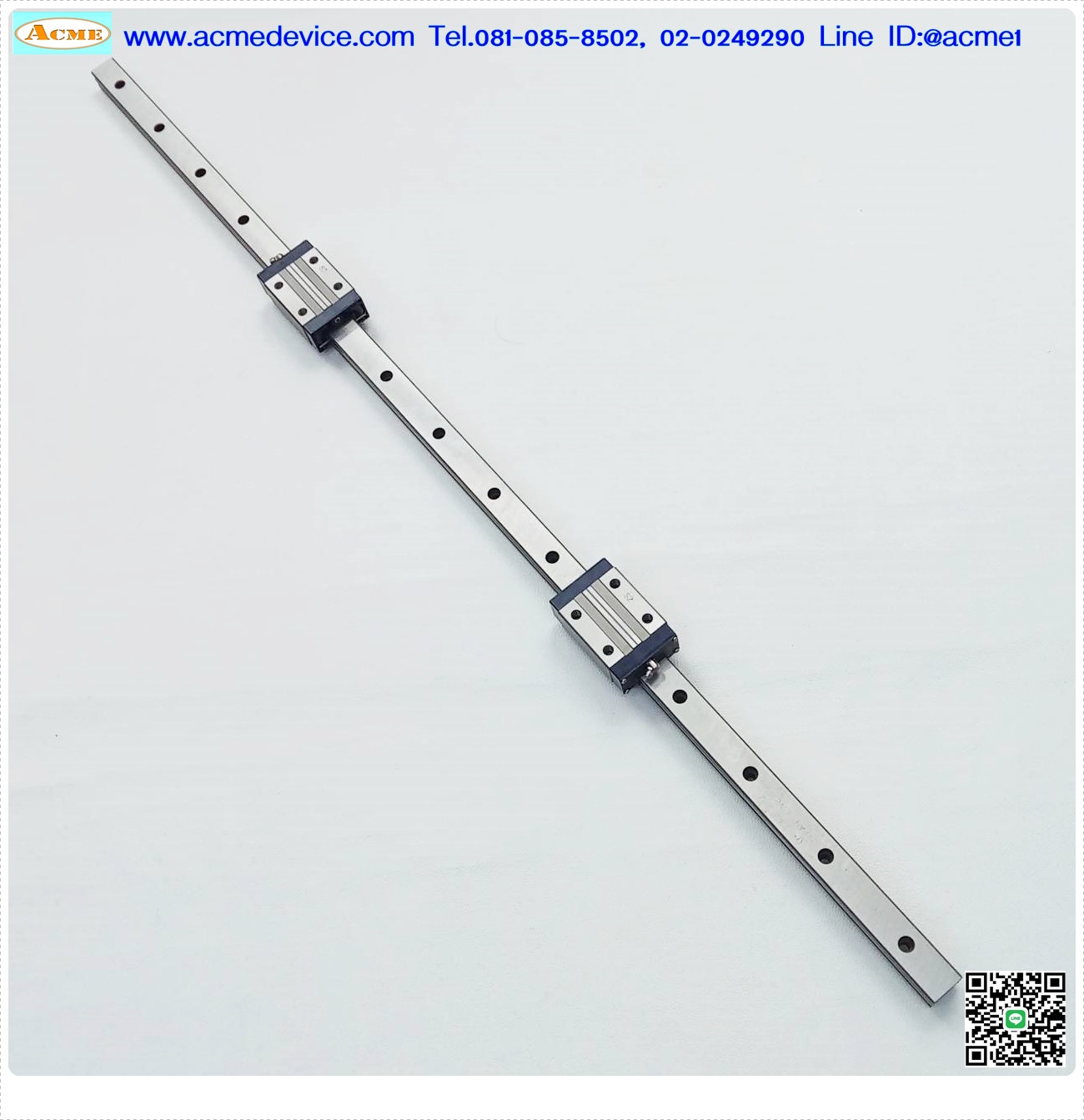 Linear Block and Rail IKO รุ่น LWES30SL, รางสไลด์ขนาด 28 mm x 1200 mm. (2 Block)