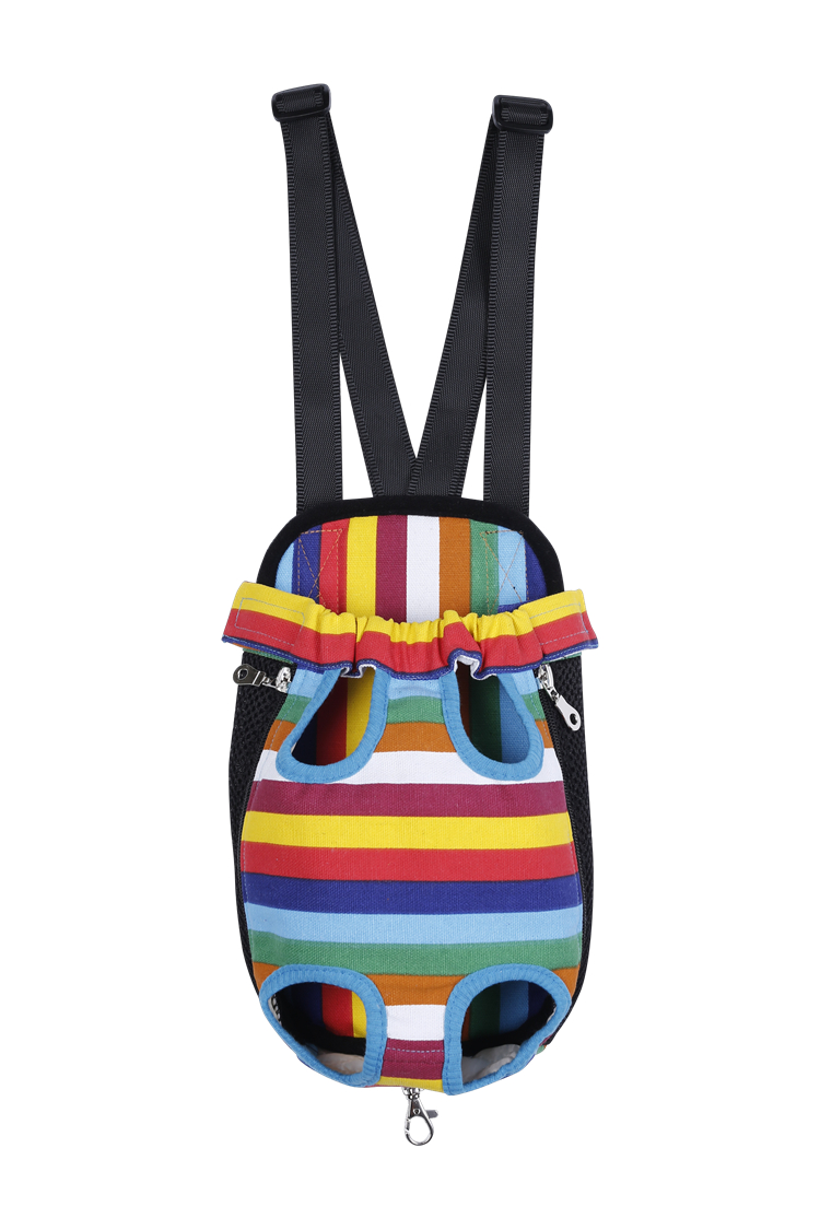 เป้ใส่สุนัข แมว กระเป๋าใส่สัตว์เลี้ยง Type 17 สีสันสดใส ลายรุ้ง