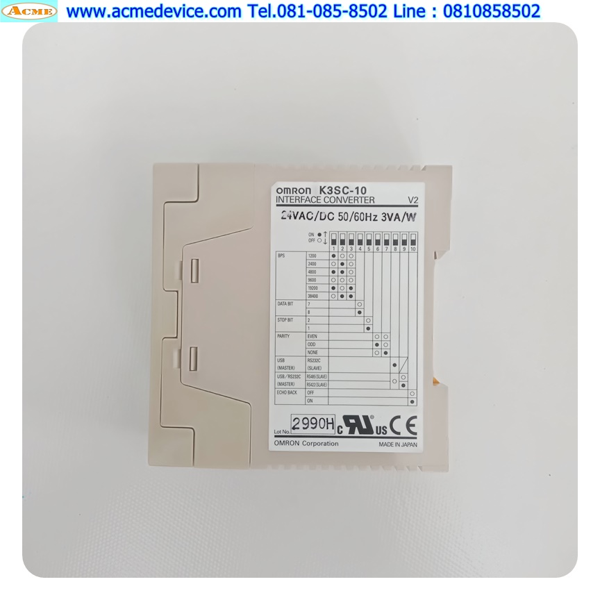 Interface Converter Omron รุ่น K3SC-10, 24VAC, 3VA/W