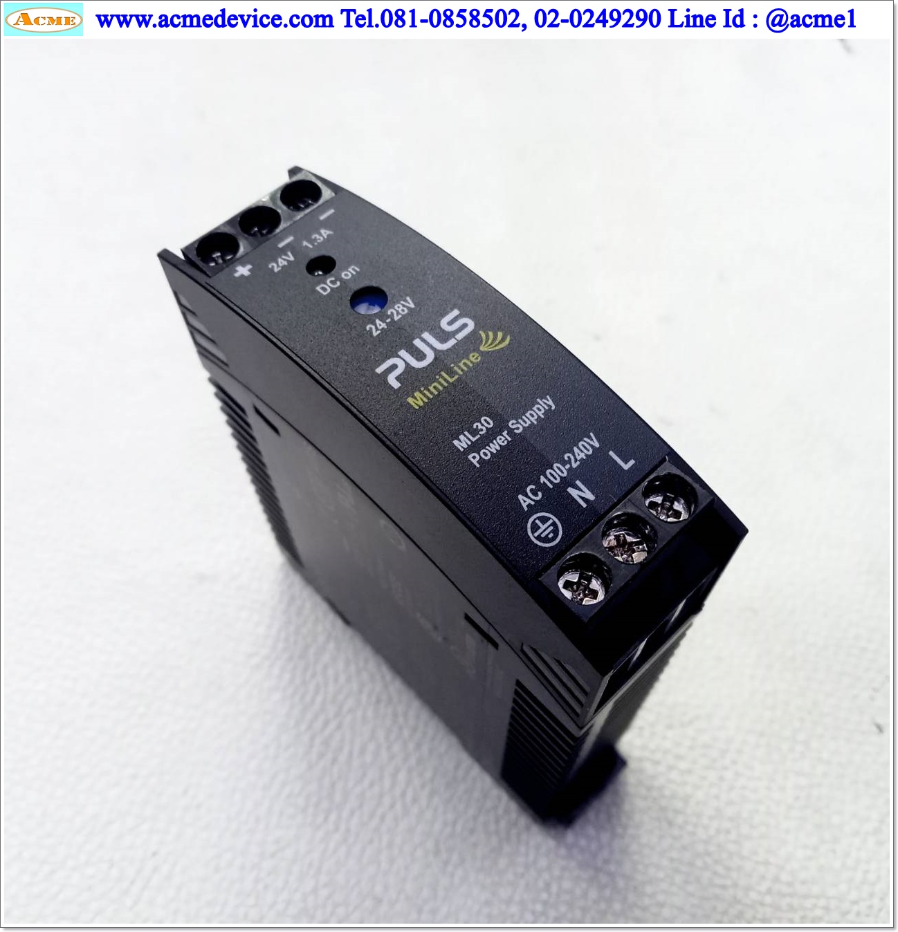 Power Supply Puls รุ่น ML30.241, Output 24-28V, 1.3-1.1A, 30W