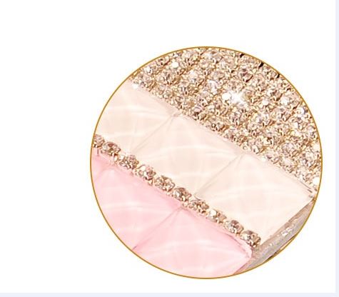 เคสสำหรับโทรศัพท์มือถือ iPhone 6 plus/6s plus ชมพู ประดับคริสตัลหรูหราเลอค่า