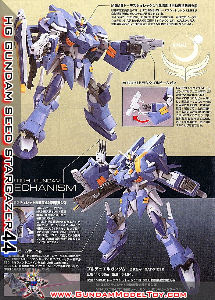 HGSEED 1/144 BLU DUEL GUNDAM บลู ดูเอล กันดั้ม