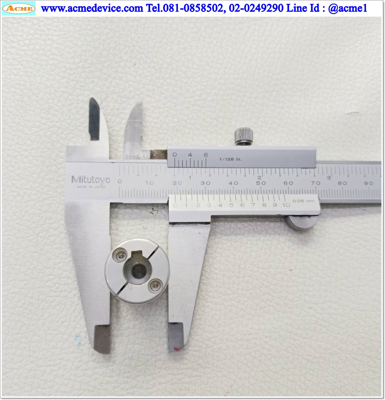 Coupling NBK ขนาด ID4.5/8mm, OD 19mm, L 27mm.