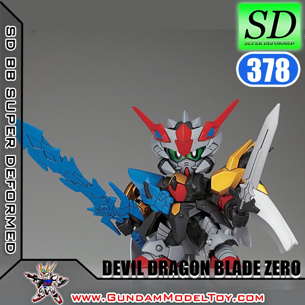 SD BB378 LEGEND DEVIL DRAGON BLADE ZERO GUNDAM เดวิล ดราก้อน เบลด ซีโร่ กันดั้ม