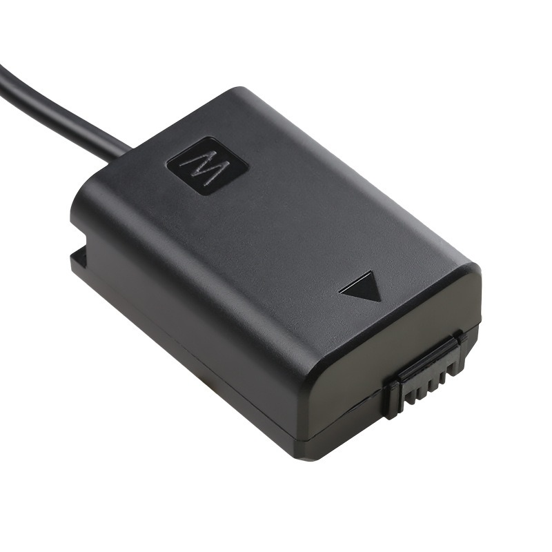 แบตเตอรี่ดัมมี่(แบตไลฟ์สด) ยี่ห้อ FB DC Coupler รุ่น NP-FW50 สำหรับกล้อง Sony a7ii A6500 A6300 A6400 A6000 A5100