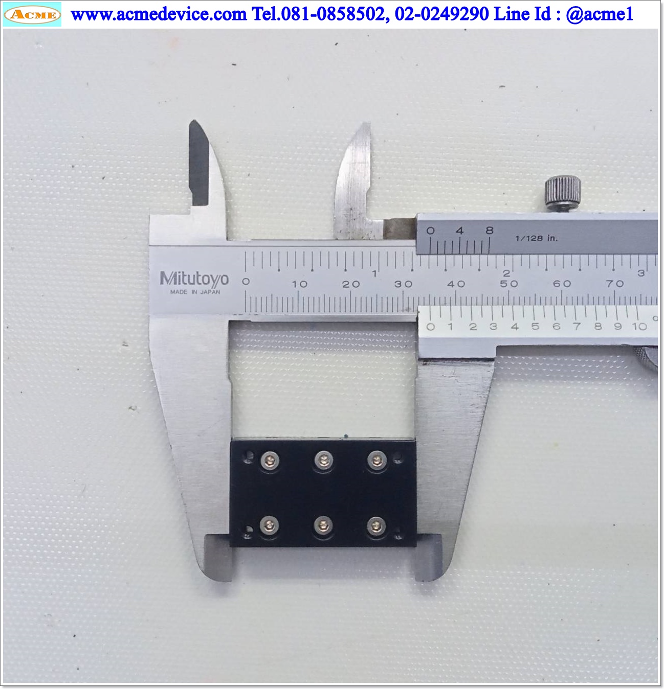 Linear Ball Slide Del-tron รุ่น LPT-1035SS, 20 mm. x 35 mm., Stroke 20 mm.