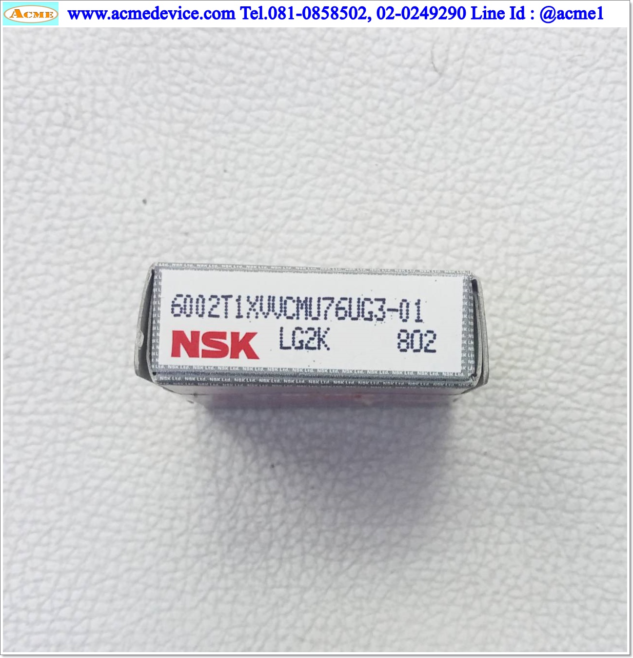 Support Ball Screw NSK รุ่น WBK15-11C, Round type, Shaft diameter 15 mm, Load Dynamic Rating 7600 N, Made in Japan