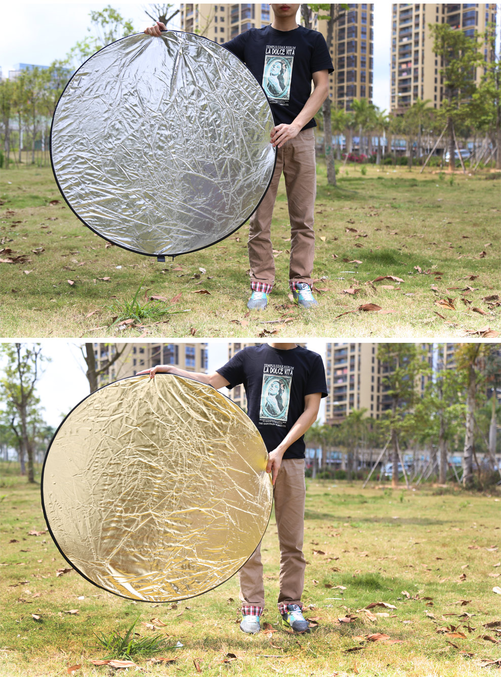 แผ่นรีเฟล็ก Godox Reflector 2 in 1 ขนาด 110CM
