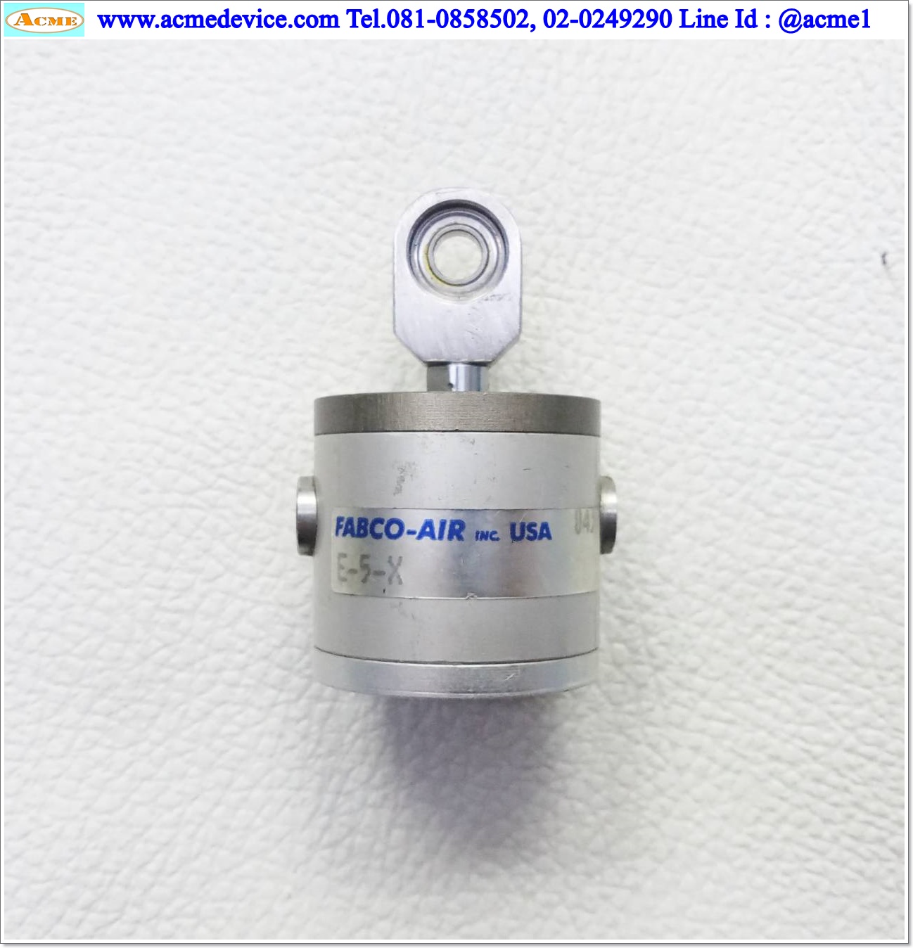 Air Cylinder FABCO-AIR รุ่น E-5-X, Bore 1/2", Stroke 1/2"