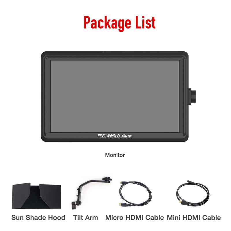 FEELWORLD Master Series MA6F 5.5 On-Camera Monitor 1280x720 4K HDMI InputOutput รับประกันศูนย์ไทย 1 ปี