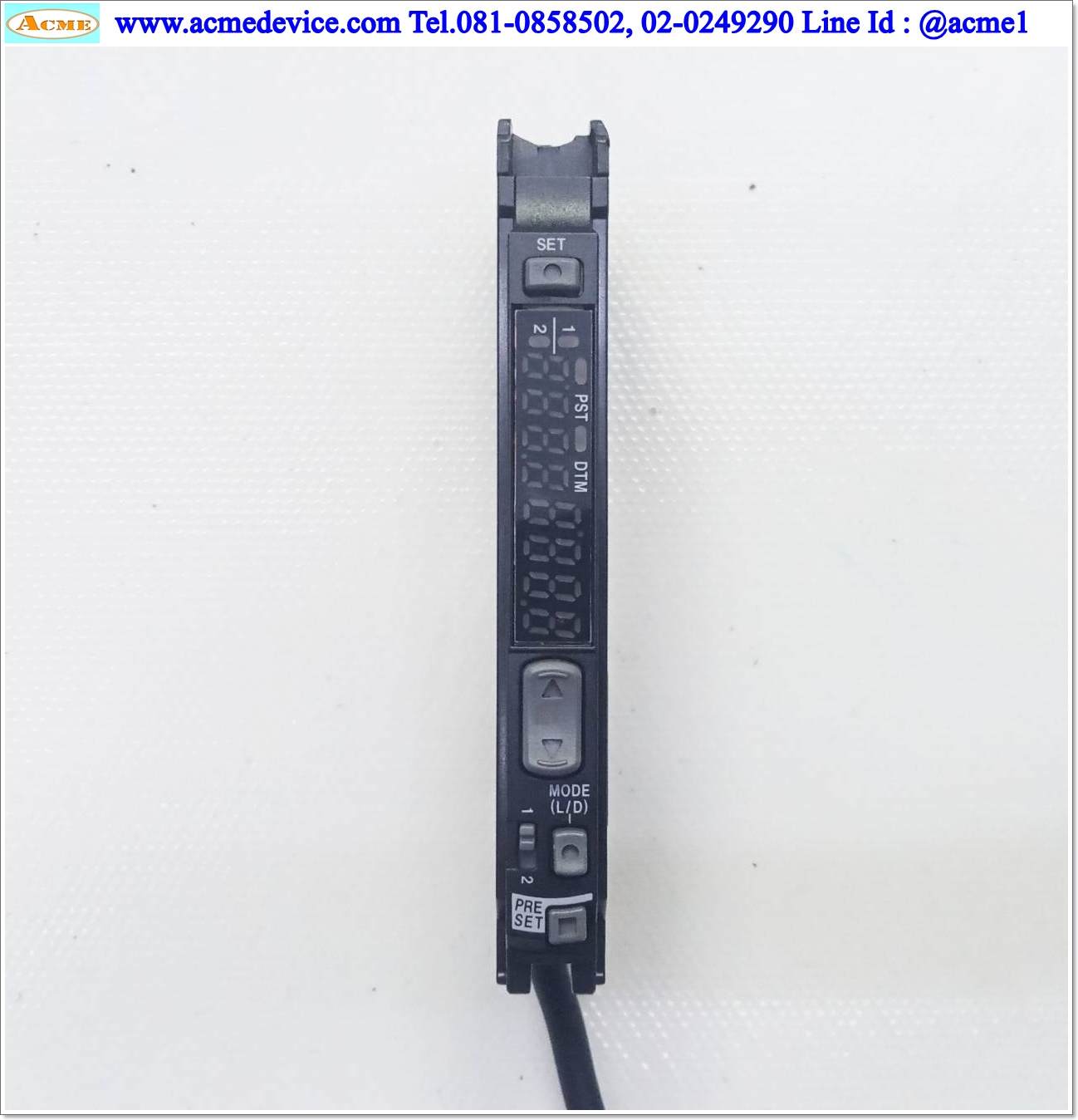 Laser Amp Keyence รุ่น LV-N11N, NPN (ไม่มีฝา) (ไม่มีขาล็อค)