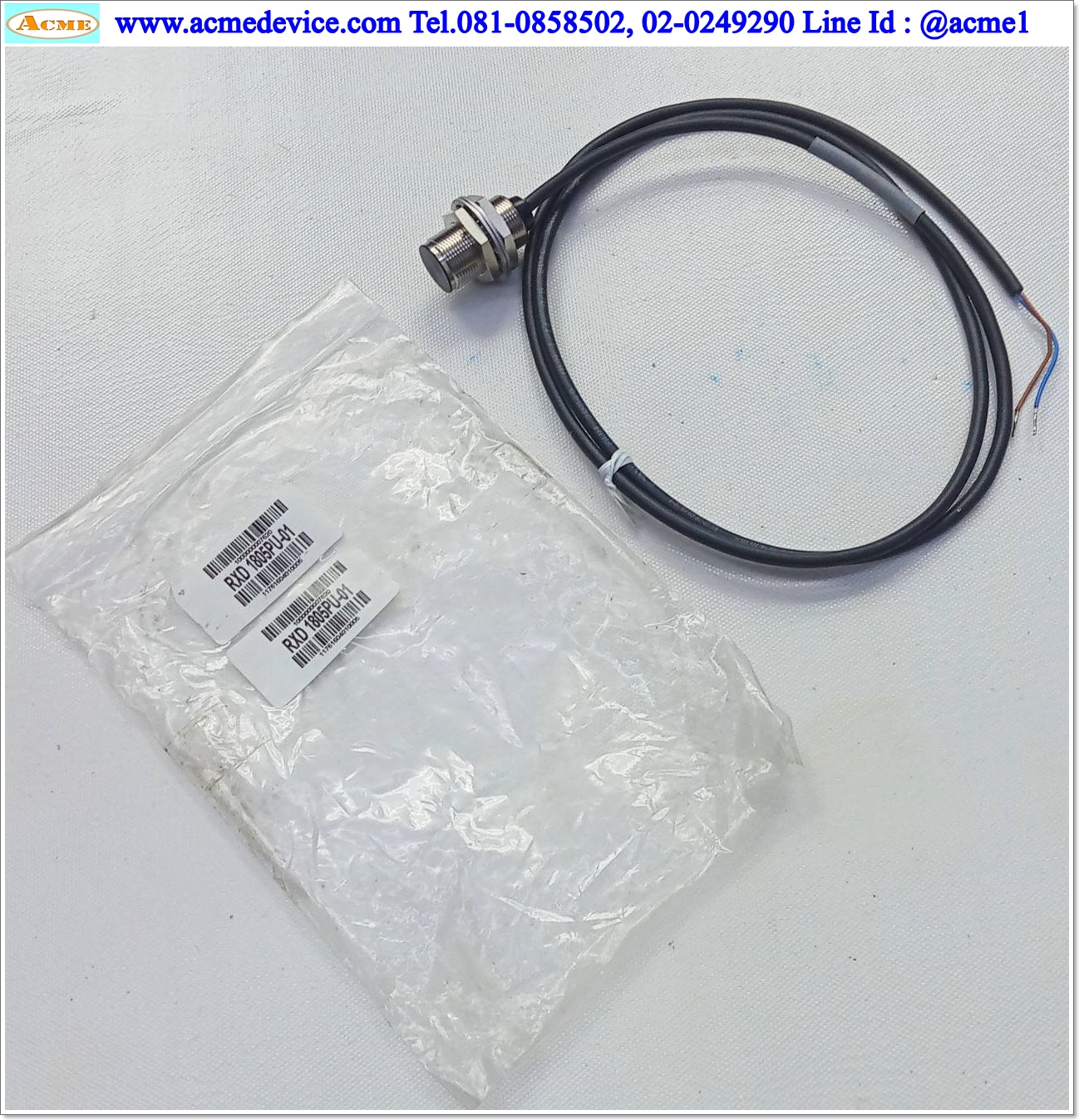 Proximity Balluff รุ่น RXD-1805PU-01, M18, ระยะ 5 mm, Dark-ON, PNP, NO