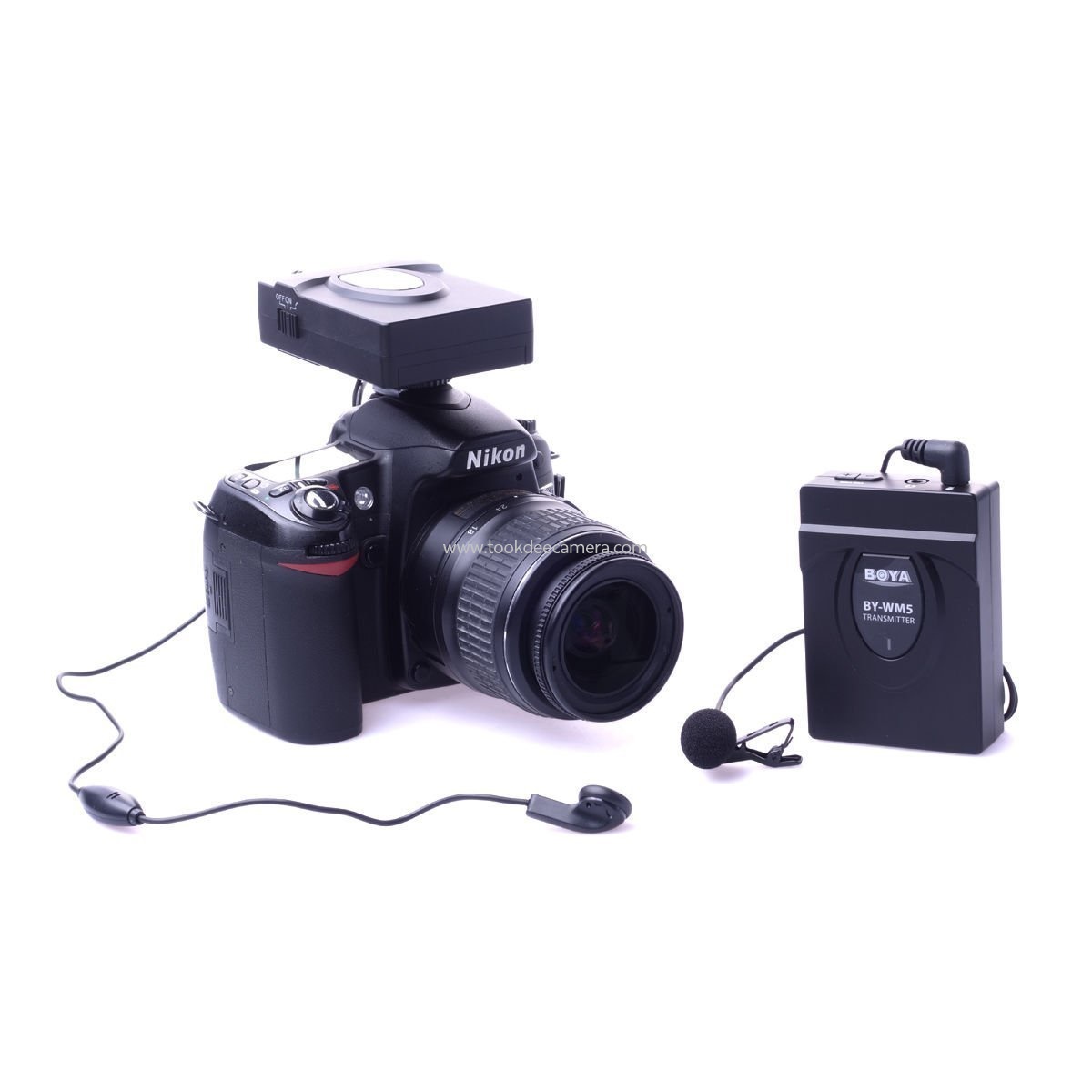 ไมโครโฟนไร้สาย BOYA BY-WM5 Wireless Lavalier Microphone ราคาถูก