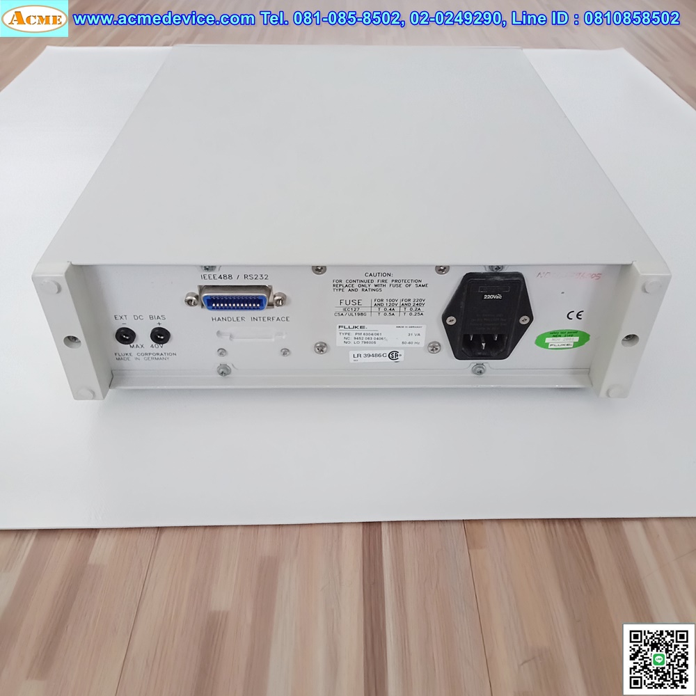 Programmable Automatic RCL Meter Fluke รุ่น PM6304/061
