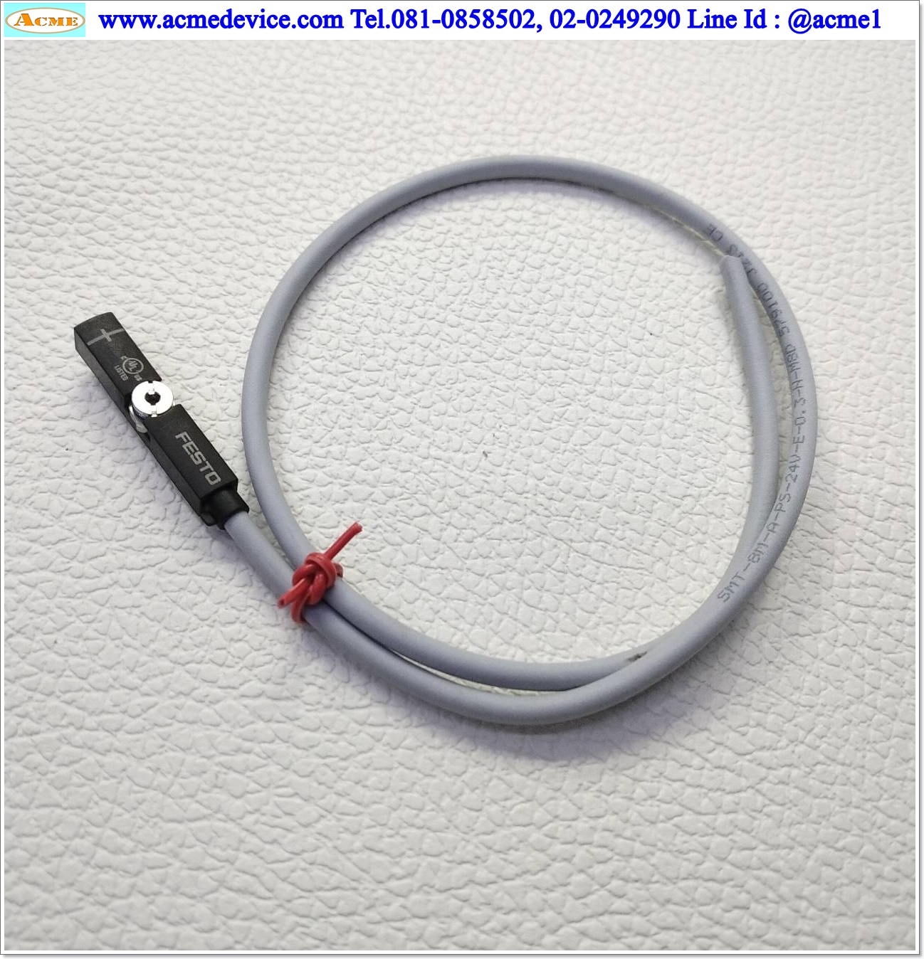 Reed Switch Festo รุ่น SMT-8M-A-PS-24V-E-0.3-N-M8D, 3 สาย, PNP