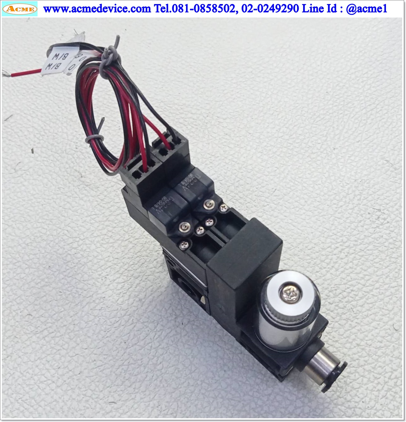 Vacuum Ejector PISCO รุ่น VGL10E-66-DC24L, 24Vdc, 0.5MPa, -90kPa