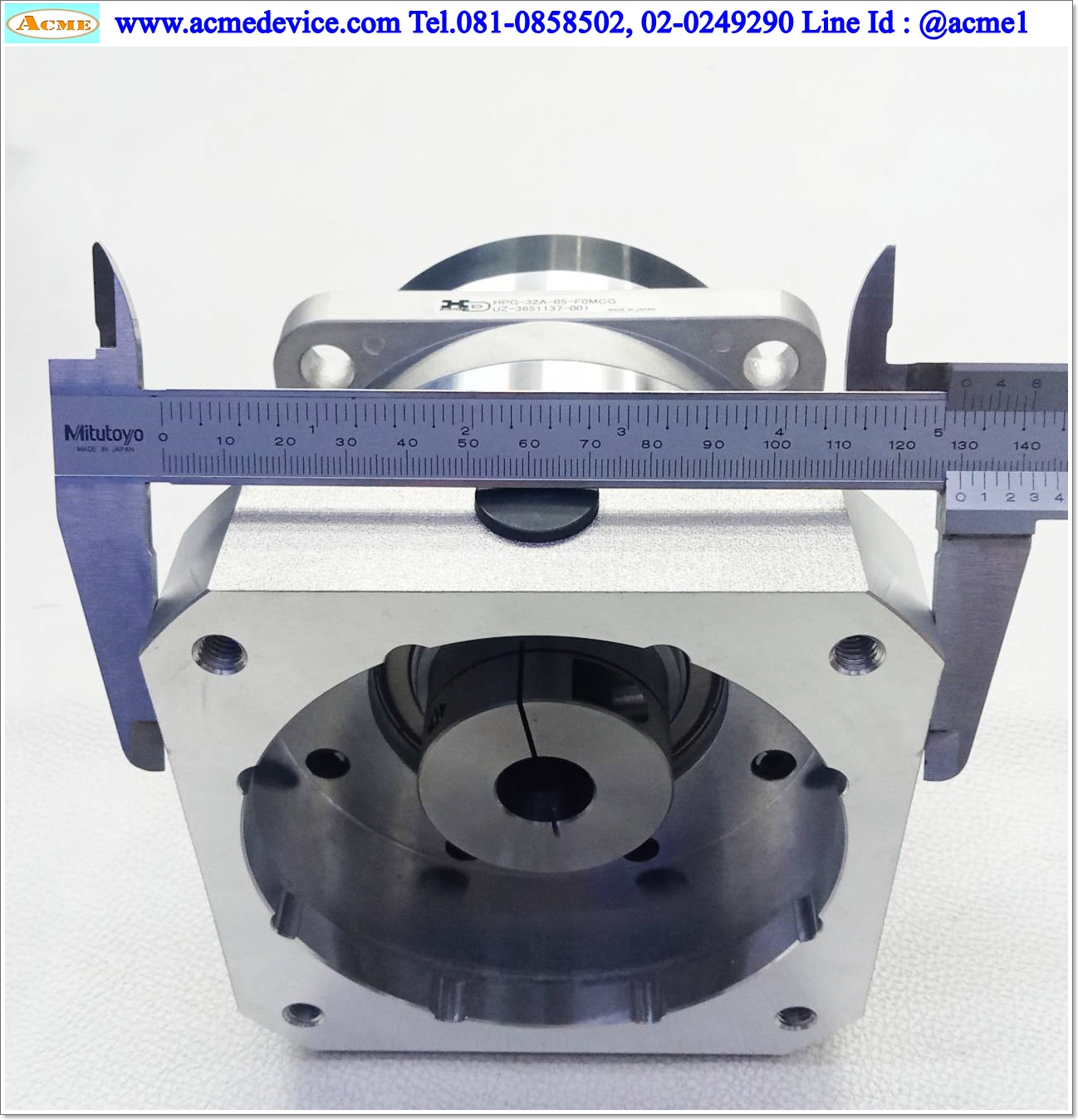 Gear Head Harmonic รุ่น HPG-32A-05-F0MCG, Ratio 5:1, (เพลาเข้า 19mm), output shaft, for 750W