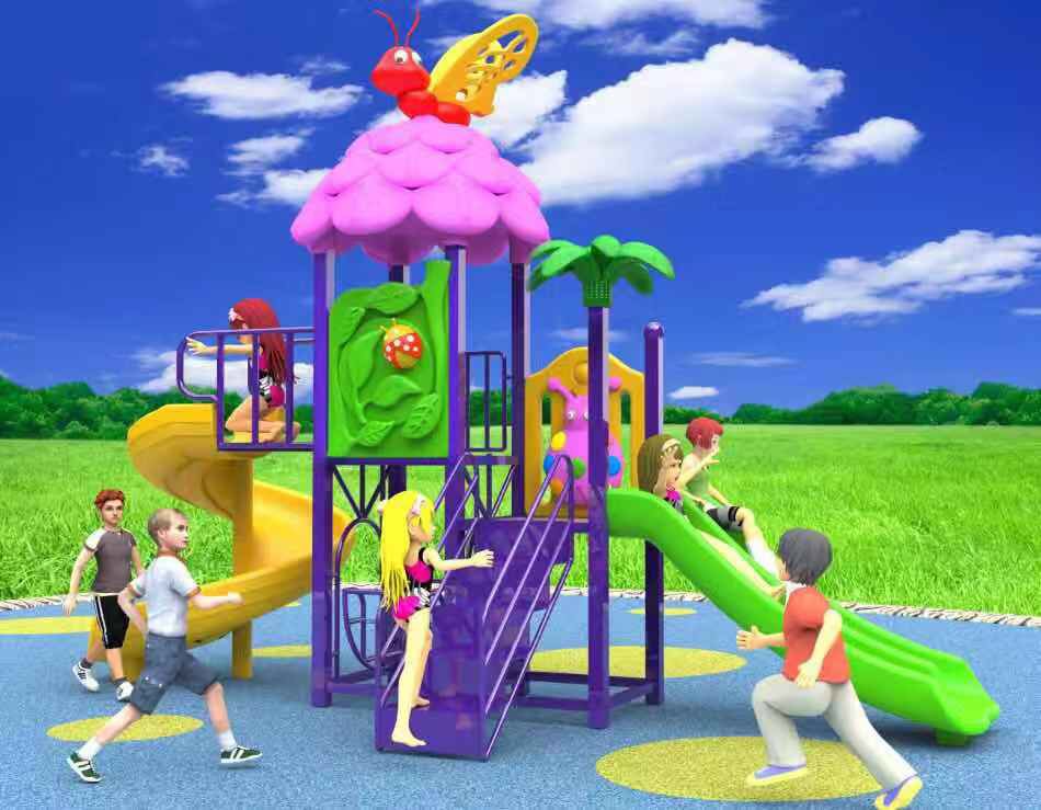 เครื่องเล่นสนามกลางแจ้ง ชุด ผึ้งน้อยในป่า เครื่องเล่นเเสนสนุก